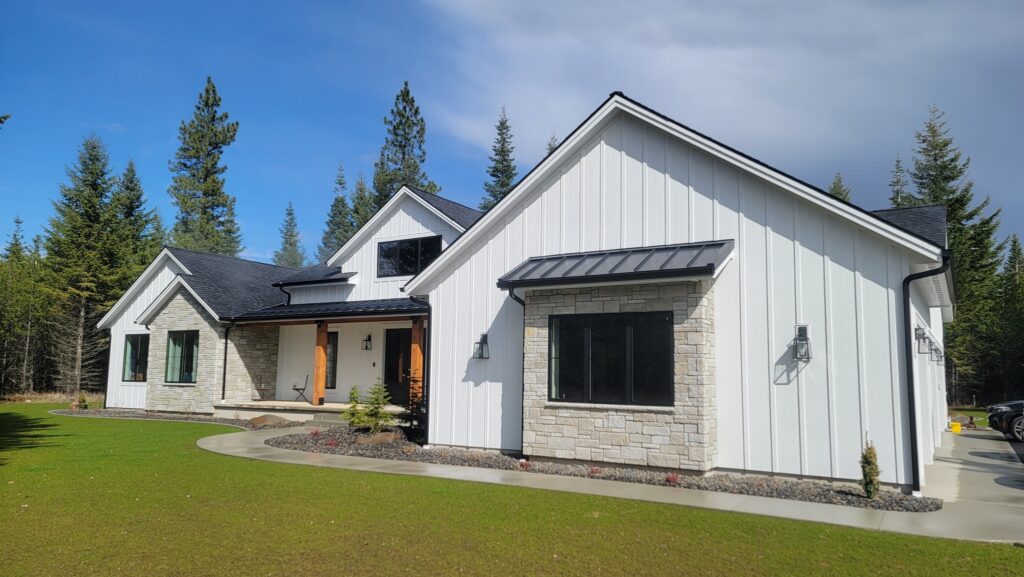 Soft washing for a luxury golf course property near Hayden Lake, ID by Bullseye Wash Systems, cleaning delicate surfaces with eco-friendly solutions.