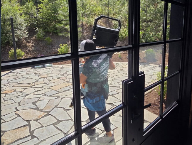 Residential pressure washing and soft washing of siding in Post Falls, ID. Bullseye Wash Systems removes mold and algae, restoring the beauty of your home’s exterior.