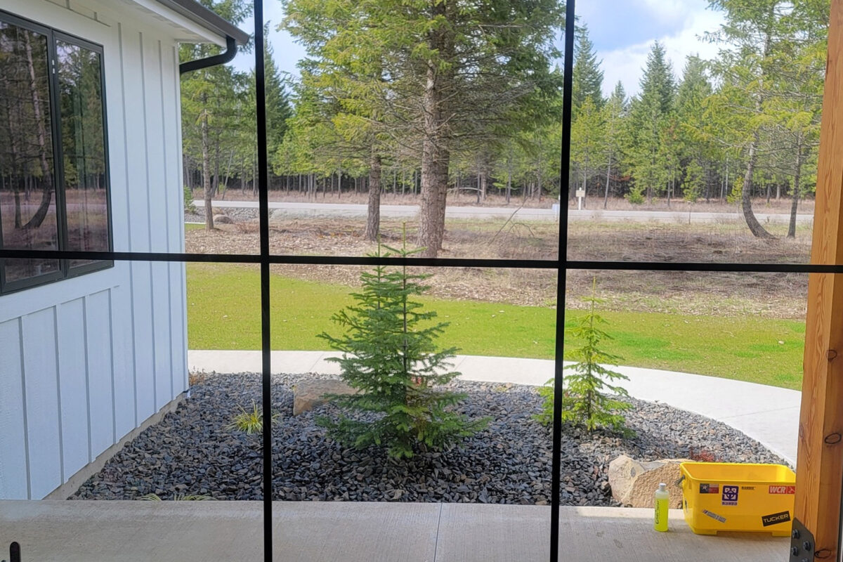 Residential pressure washing and soft washing of siding in Post Falls, ID. Bullseye Wash Systems removes mold and algae, restoring the beauty of your home’s exterior.