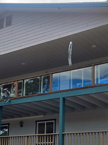 commercial window cleaning and glass balcony railing cleaning at StoneRidge Resort Blanchard Idaho